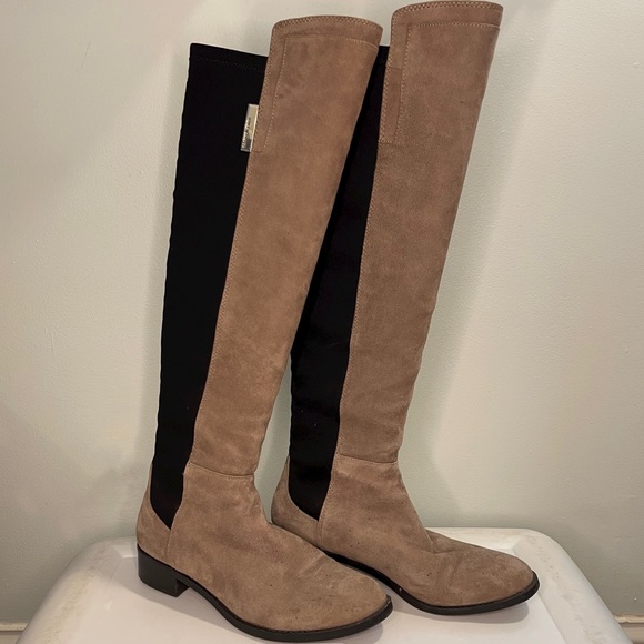 Vince Camuto - Kelli’s Knee high Beige and Black Boots - Size 7.5 - Picture 5 of 9
